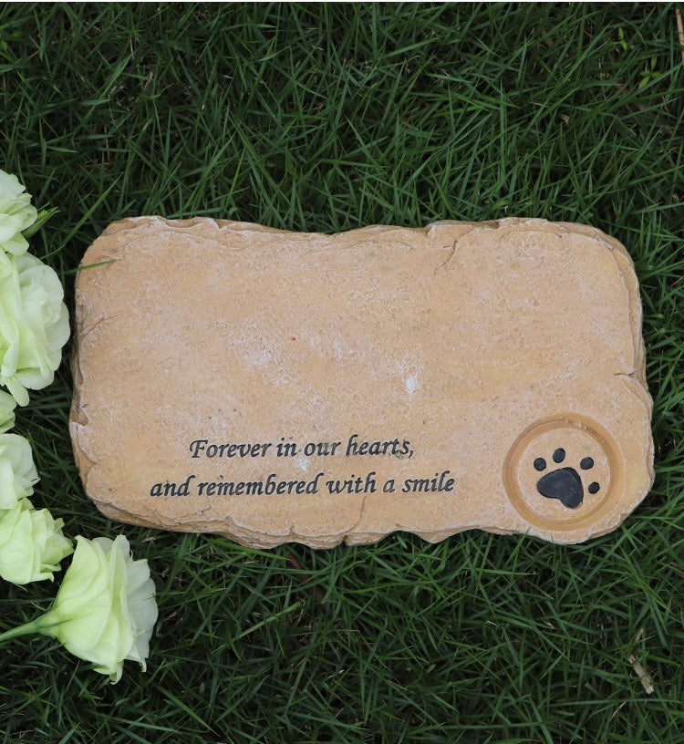 Personalized Engraved Pet Memorial Stone