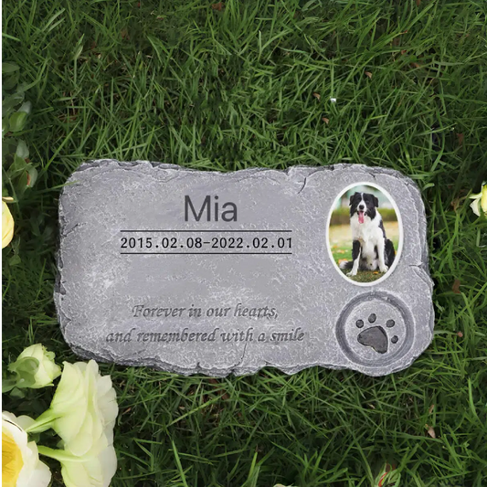 Personalized Engraved Pet Memorial Stone