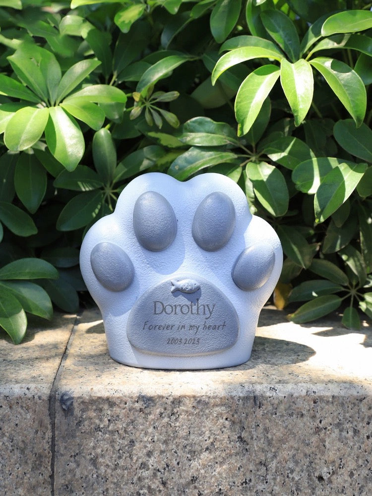 Eternal Paws Memorial Pet Urn