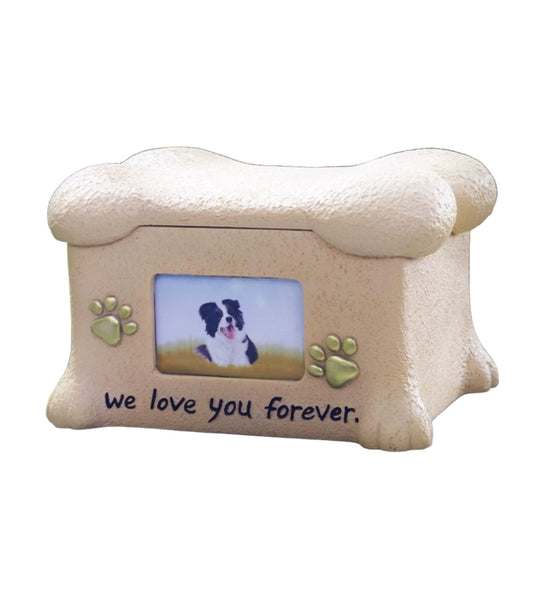 Forever Love Bone-Shaped Pet Urn