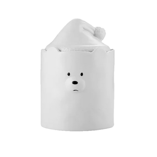 Cozy Bear Ceramic Pet Urn