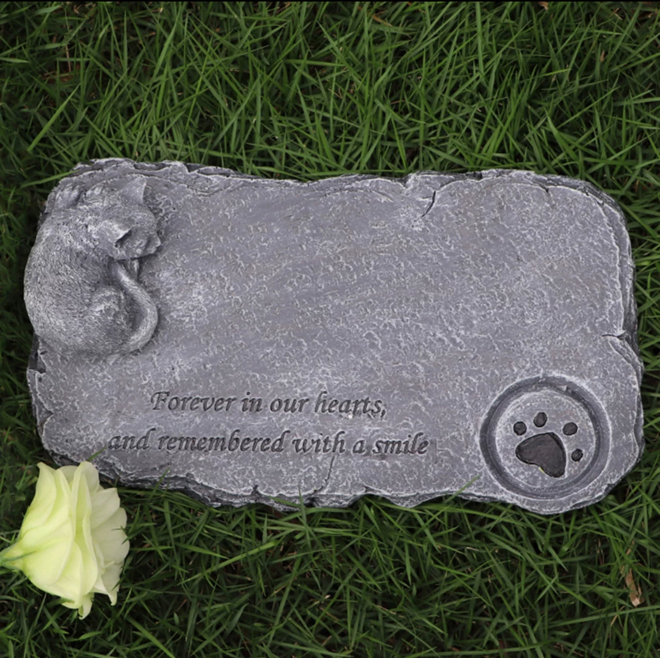 Personalized Cat Memorial Stone