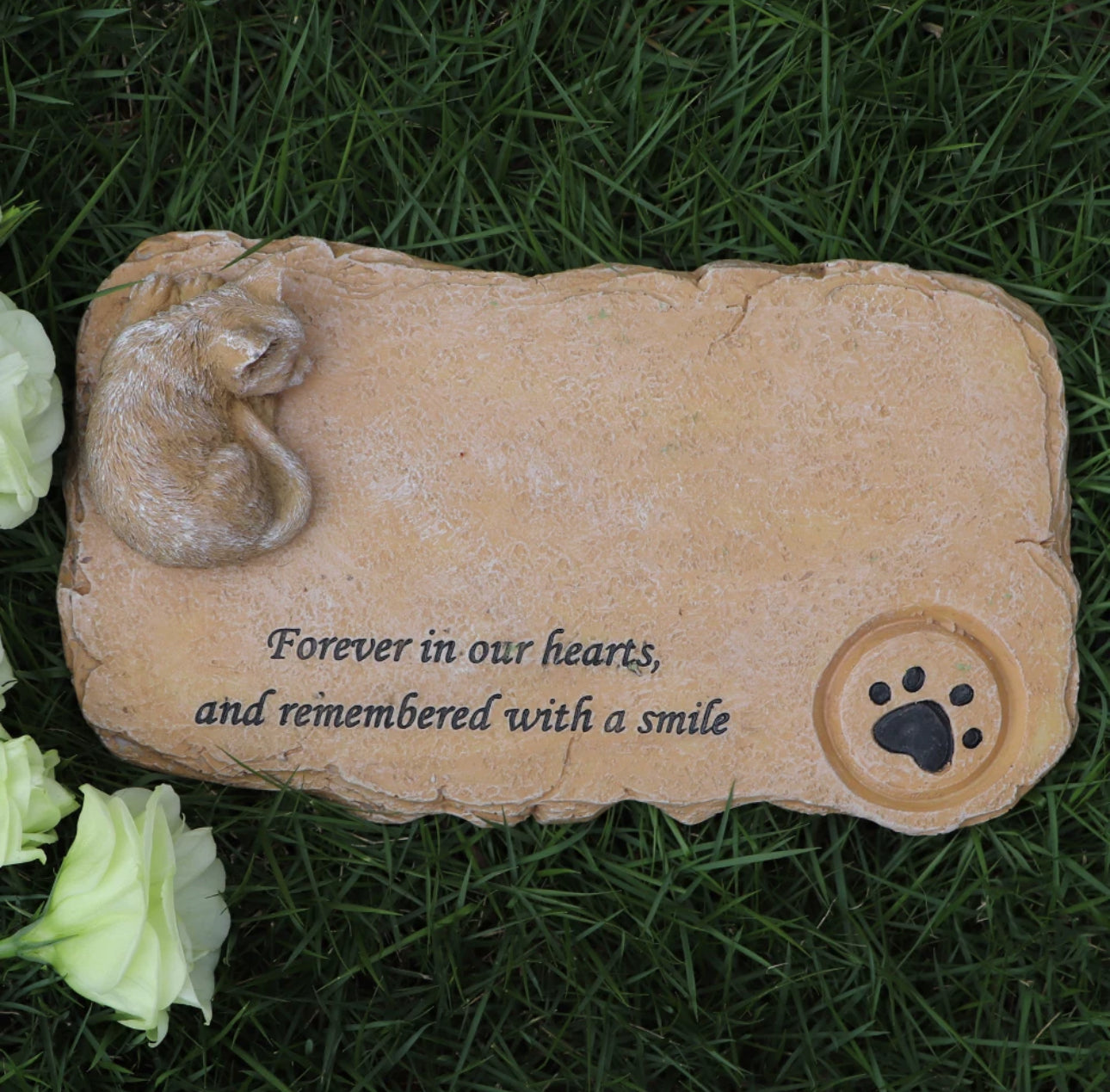 Personalized Cat Memorial Stone