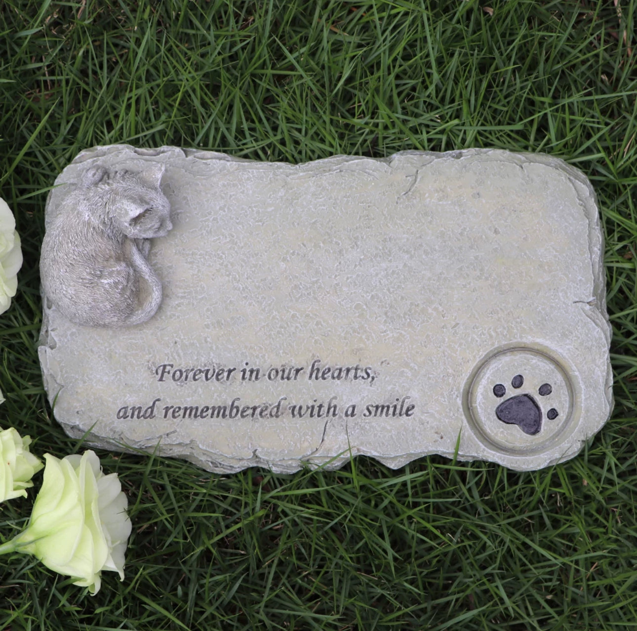 Personalized Cat Memorial Stone