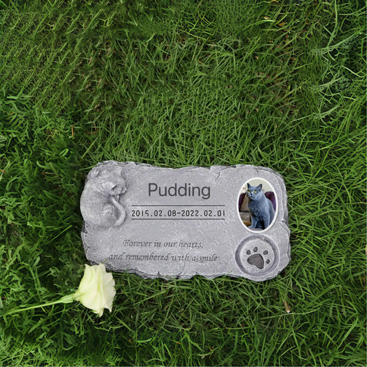 Personalized Cat Memorial Stone