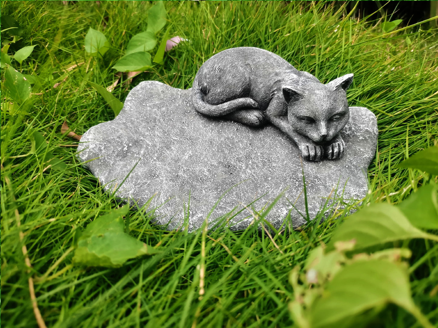 Personalized Forever Rest Cat Memorial Stone