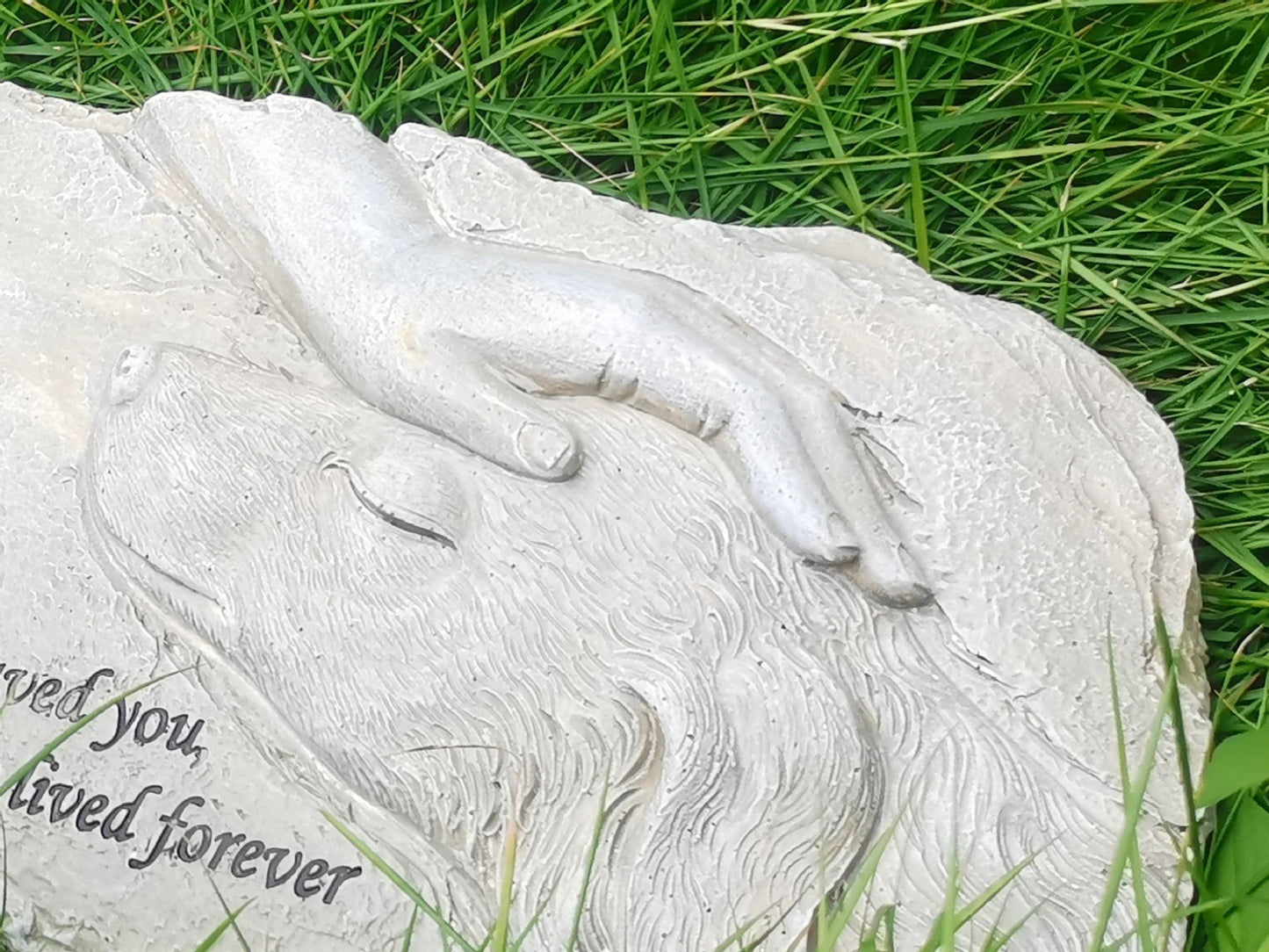 Personalized Forever Paws Pet Memorial Stone