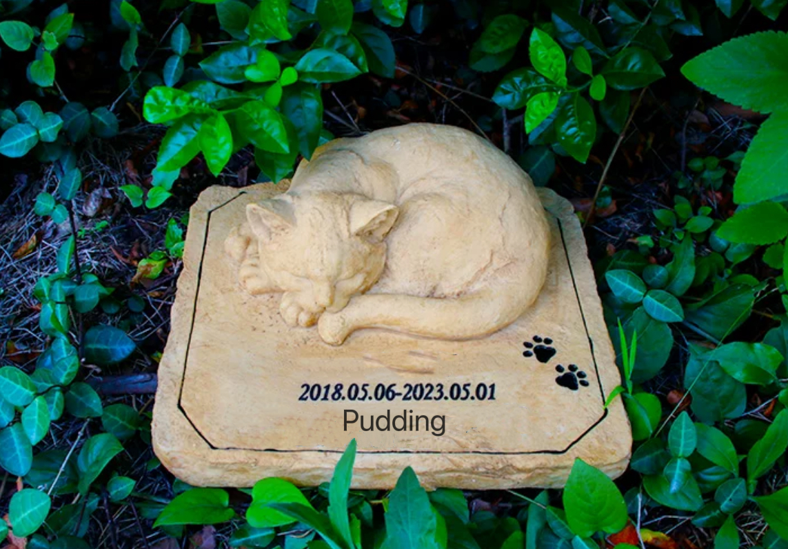 Personalized Cat Memorial Stone