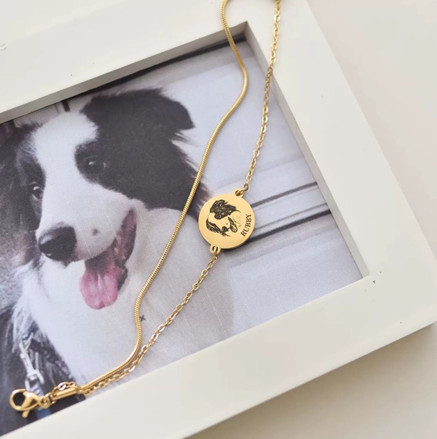 Personalized Pet Portrait Bracelet