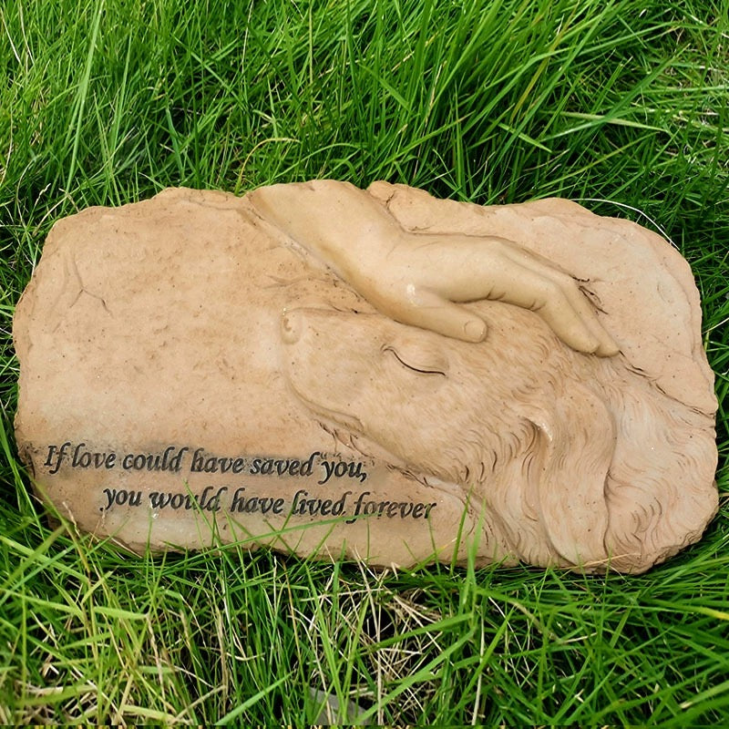 Personalized Forever Paws Pet Memorial Stone